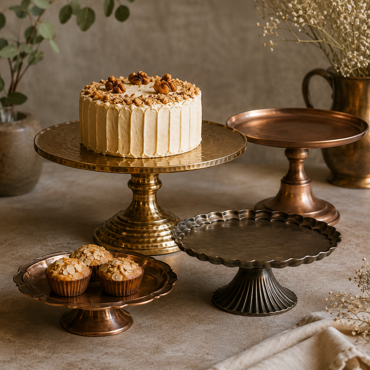 Metal tableware