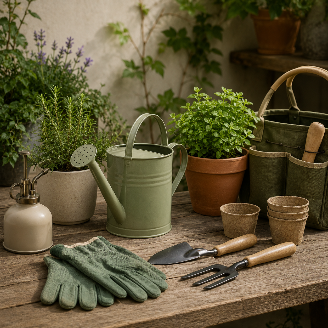 Metal garden ware